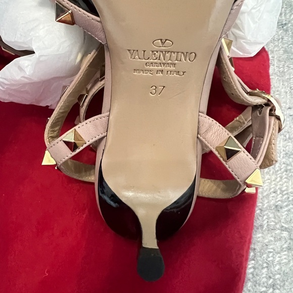 Valentino Rockstud strappy heel, 37, dustbag, xtra studs & heel tips incl no box - Picture 9 of 16